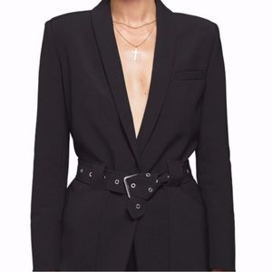 Anine Bing Charlotte Belted Blazef